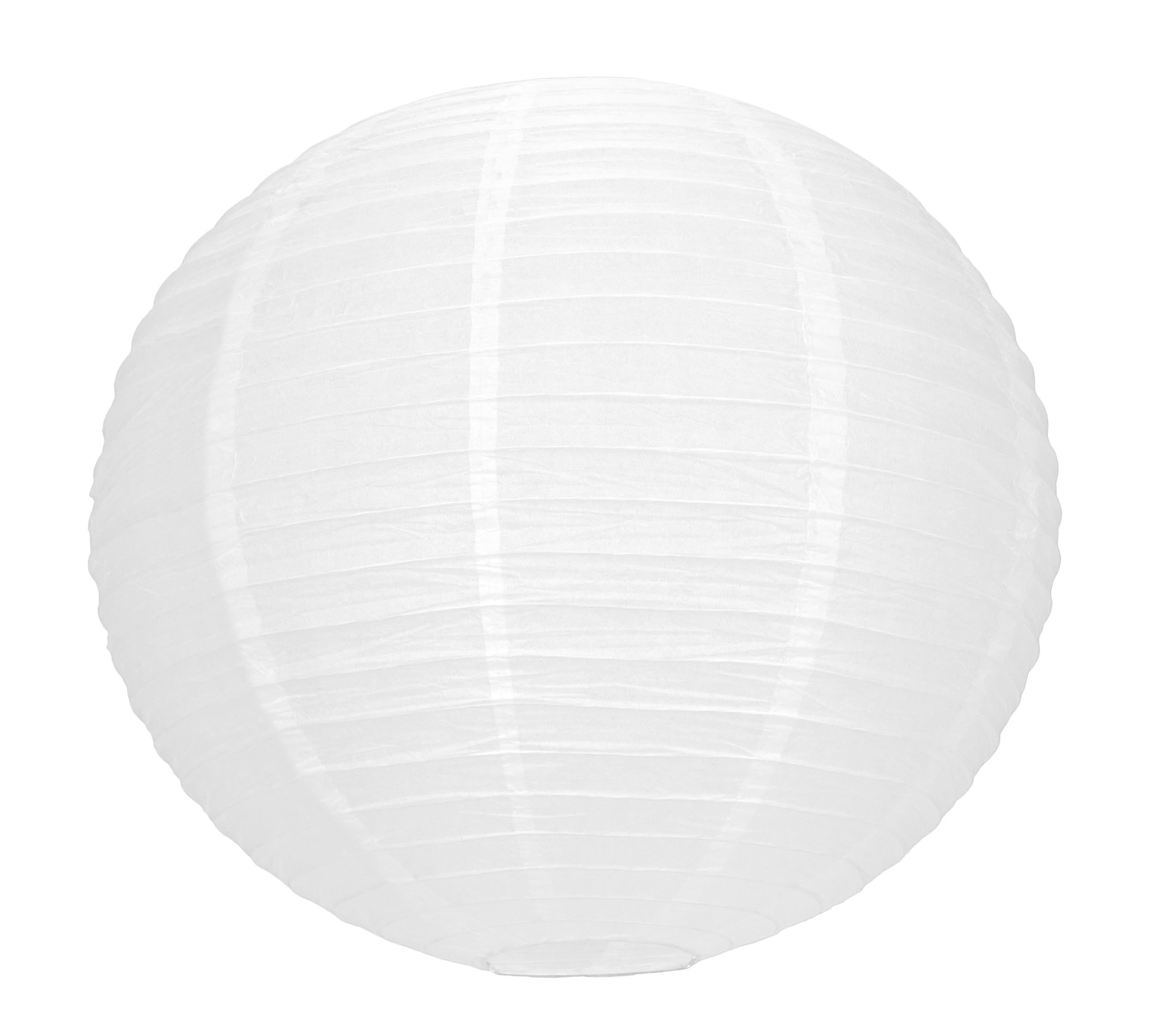 Party Pro 5022M Lanterne Japonaise Papier de Riz Blanc 35 x 35 x 35 cm