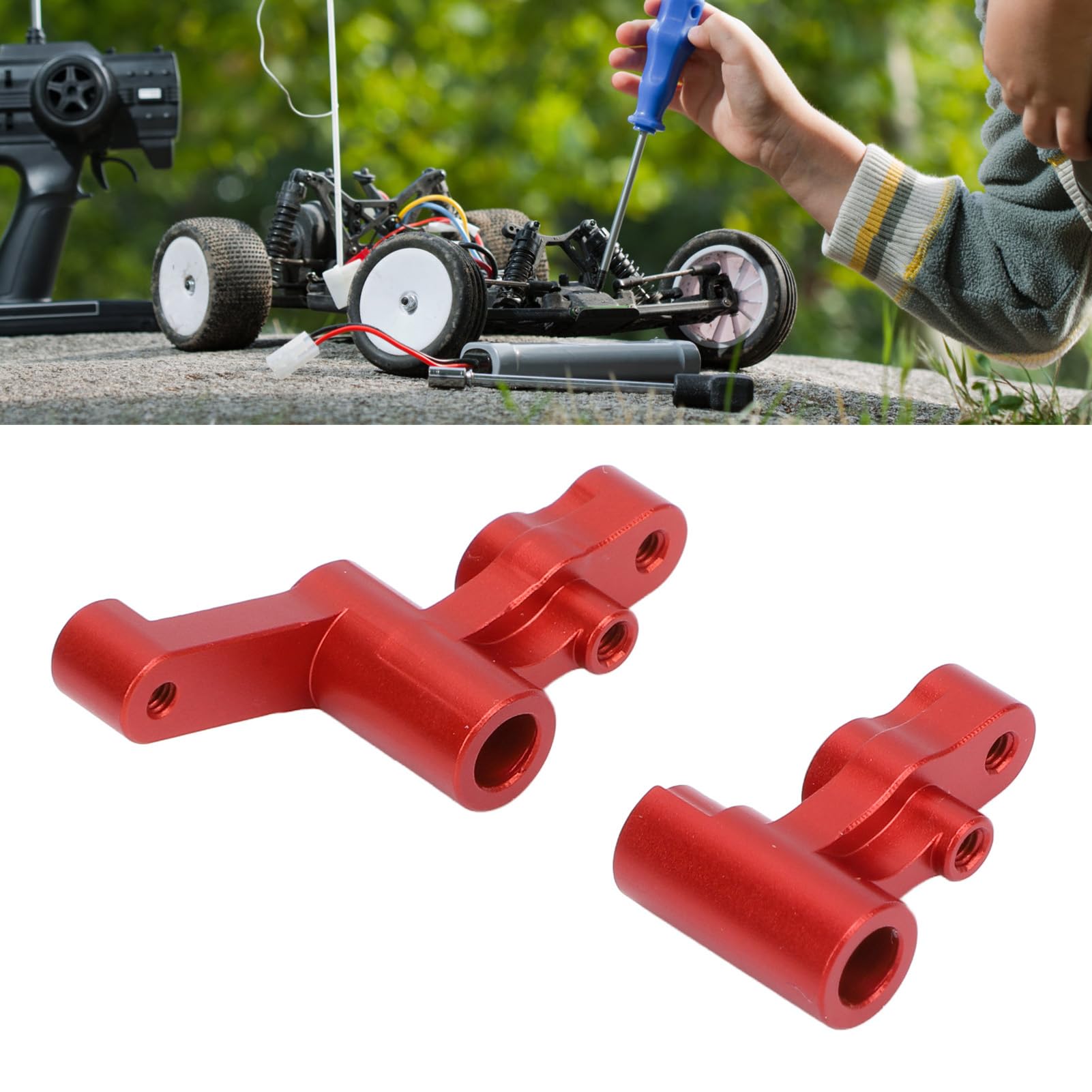 Économiseur de servo de direction complet en alliage d'aluminium pour voiture RC FS 53633/51805 Économiseur de servo de direction complet en alliage d'aluminium pour voiture RC FS 53633/51805