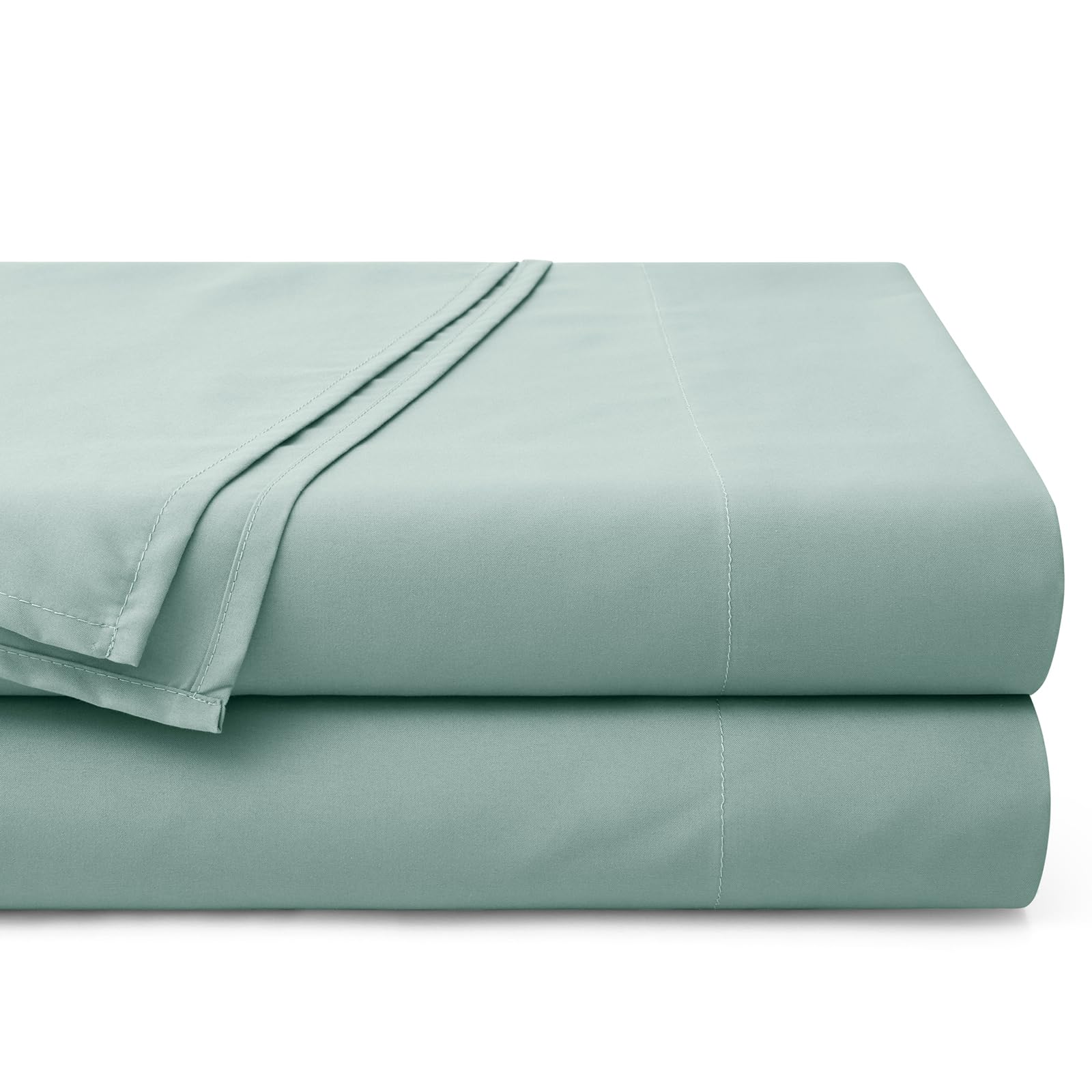 Horbaunal 2 Pack Queen Flat Bed Sheets Only 1800 Thread