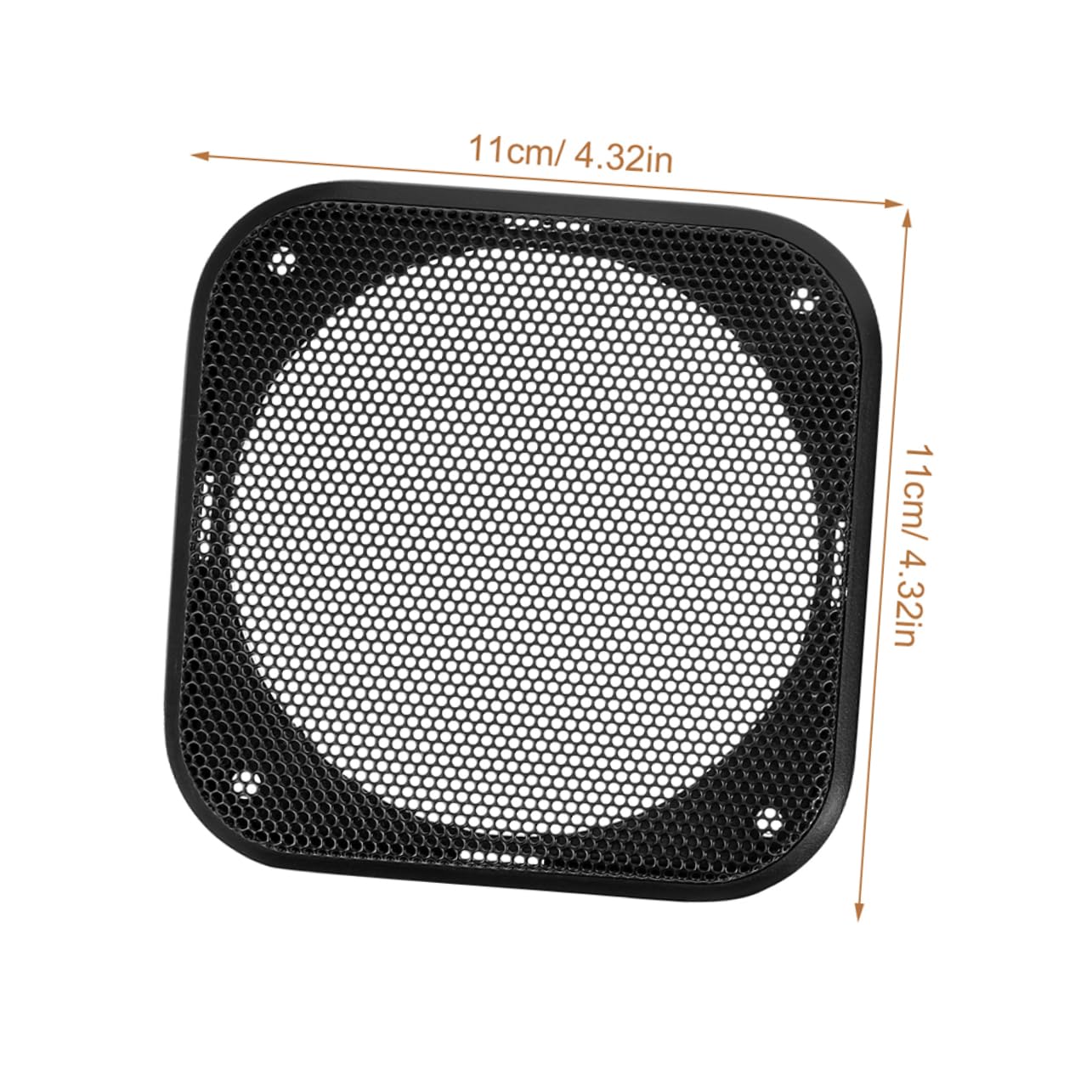 Cabilock Square Speaker Grill Mesh Car Subwoofer Speaker Cover Panel Decorative Audio Systems Cover Plastic Iron Mesh