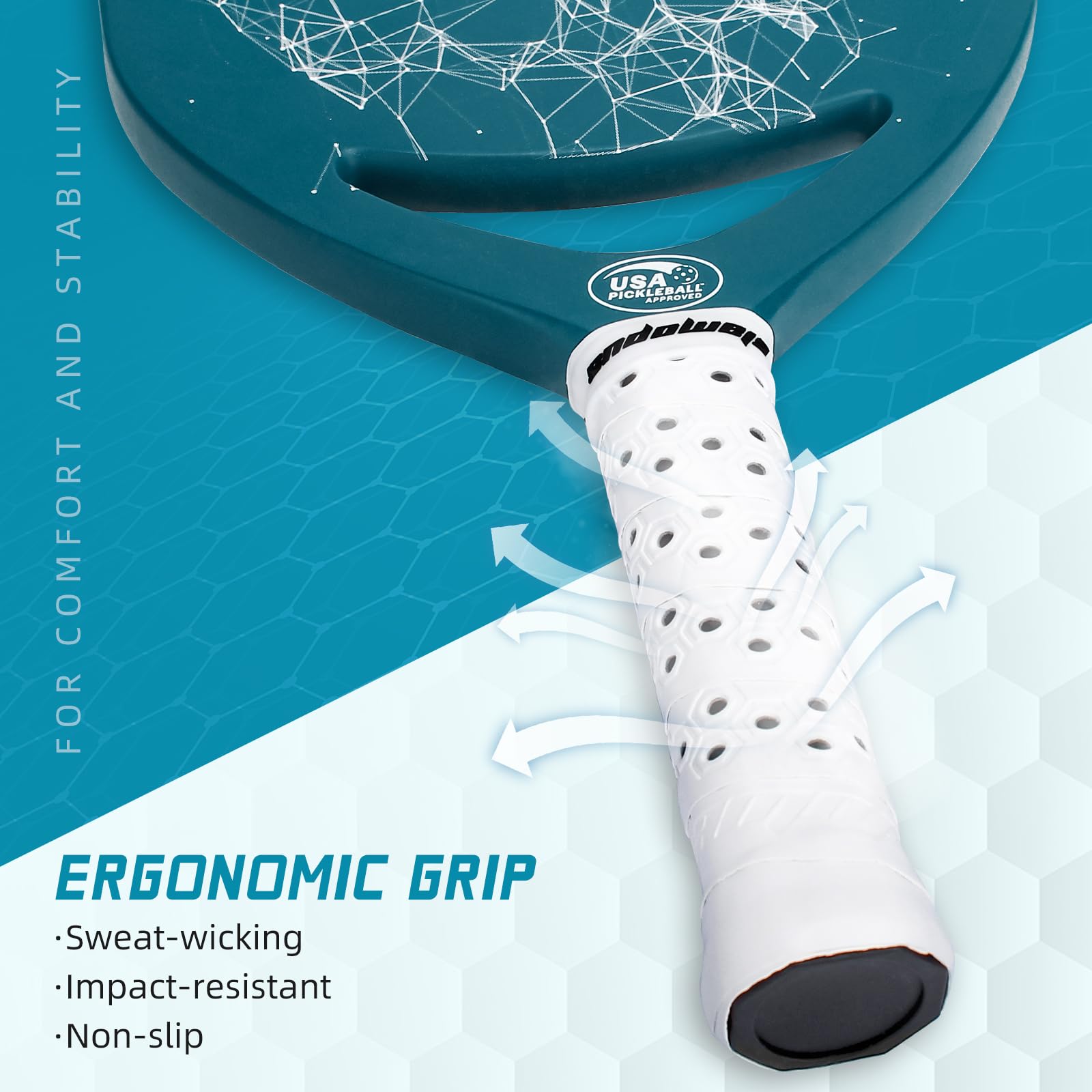 Amazon.co.jp: Slamopus Pro Pickleball Paddle | T700 Carbon Fiber