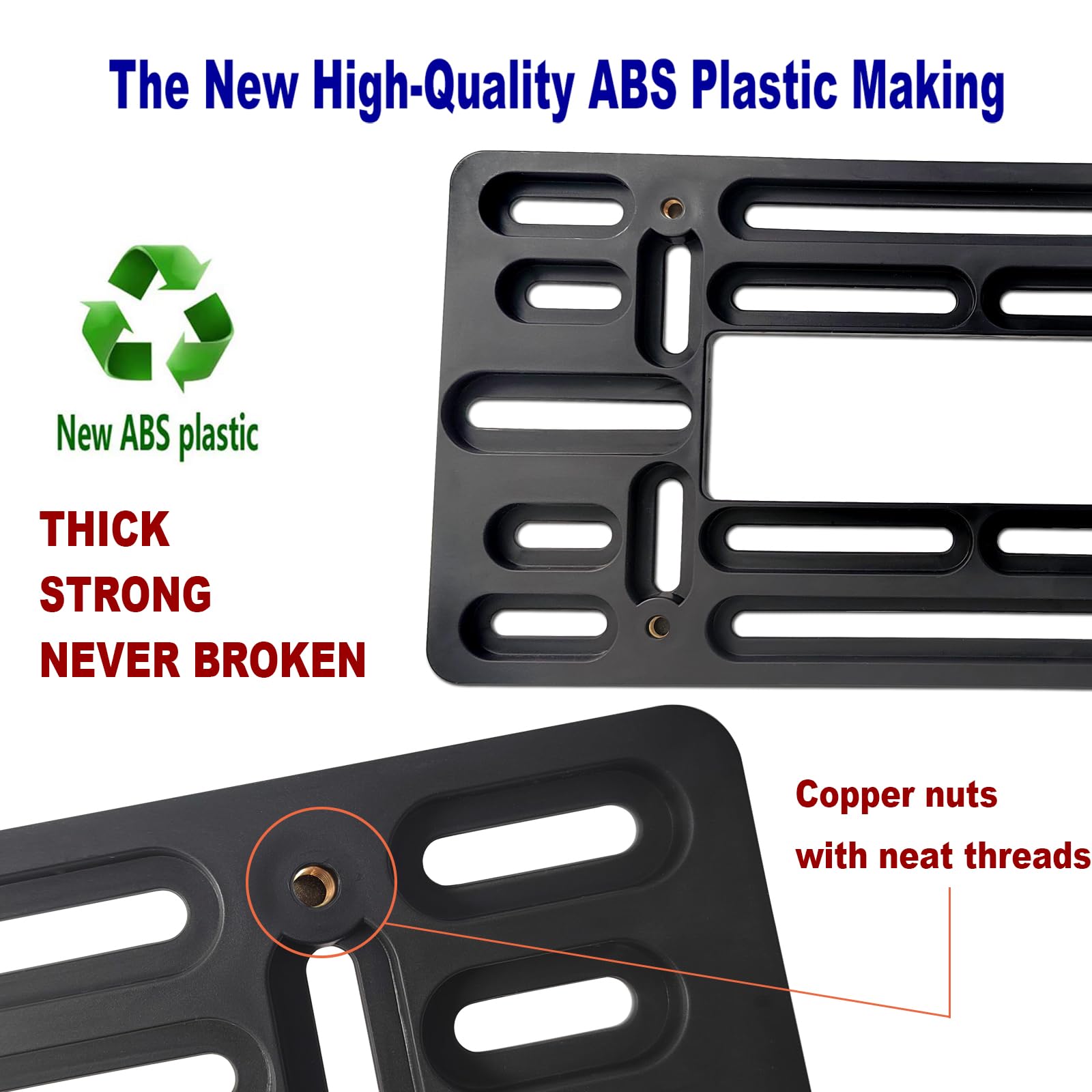 Car Bumper Bracket Aluminum License Plate Relocation Kit Front Bumper Mounting Bracket In Sleek Black, Lightweight For Daily Use From Ddmyaug, $23.82 - Foto 11