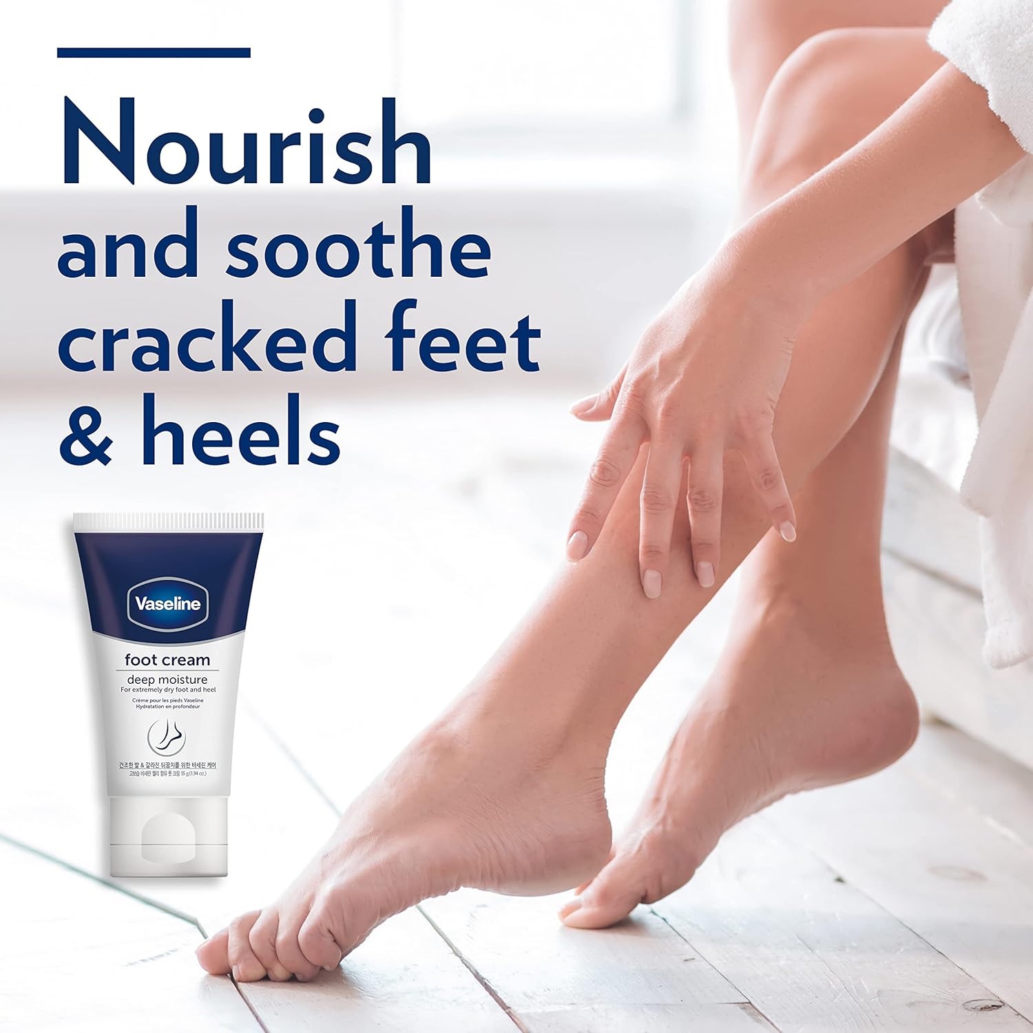 Foot Repair Cream For Extremely Dry Cracked Feet Vaseline