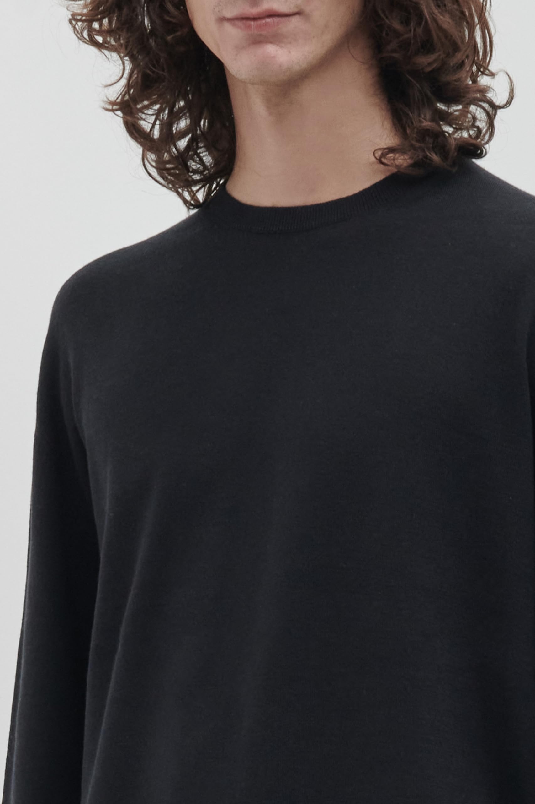 Diana Studio - Girocollo in Lana Merino Extrafine e Cotone Organico, Uomo, Maniche Lunghe, Casual Fit