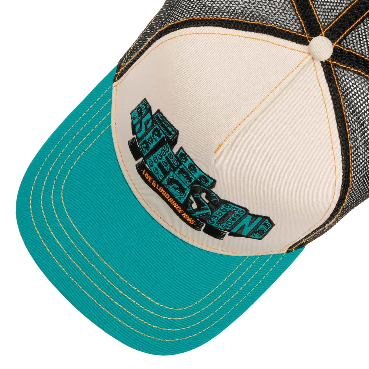 Stetson Live and Loud Gorra Trucker Logos Musicales Hombre Todo el ano