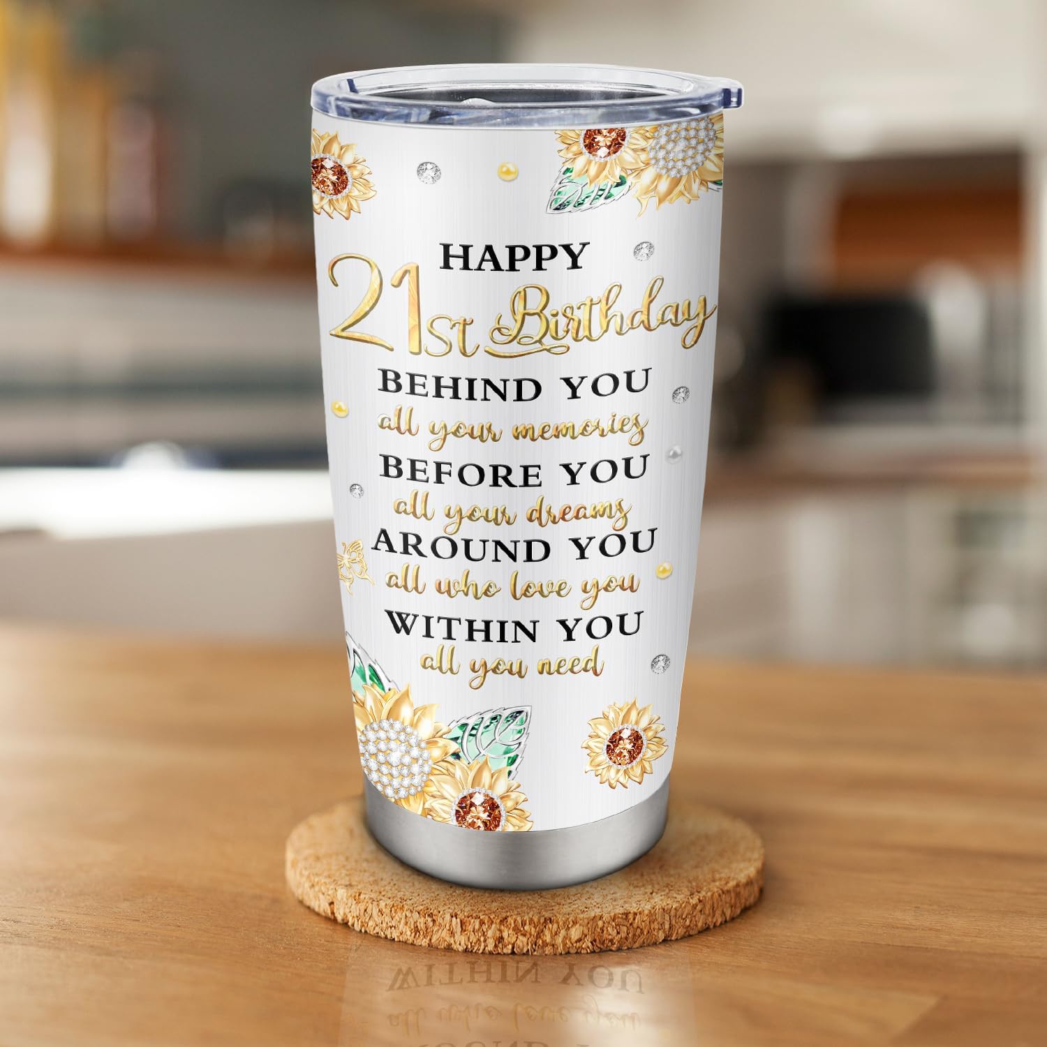 21st Birthday Gifts for Women/Her/Daughter Tumbler 20oz,21 Year Old Birthday Decorations/Gifts - Image 7