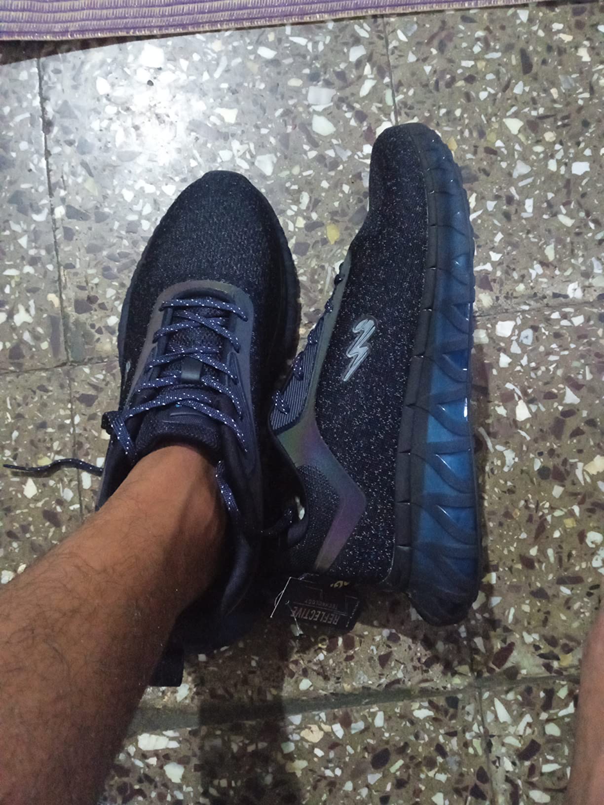 Buy Campus Men's ReeFLECT (N) BLK/RED Running Shoes 6 UK at Amazon.in