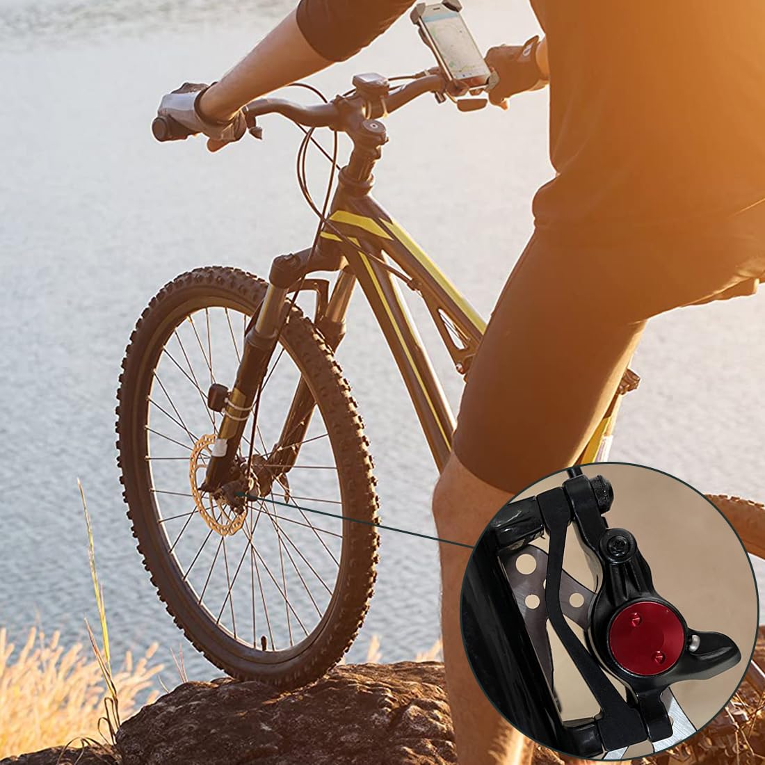 Adaptador Shimano 180 Adaptador Para Frenos De Disco De Bicicleta