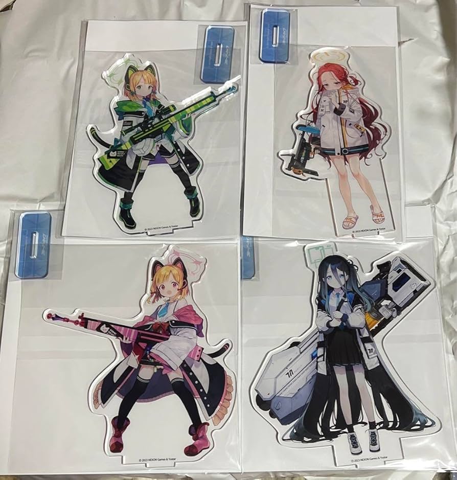 Amazon.co.jp: 、公式 ブル アカ アリス モモイ ミドリ ユズ