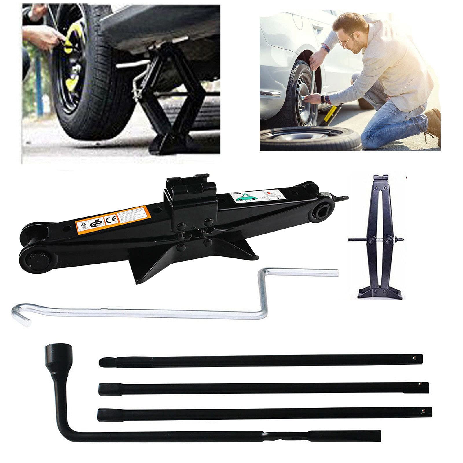 Truck Spare Tire Kit for Silverado Sierra 1500 2500 3500 2000-2014 2 Ton Jack