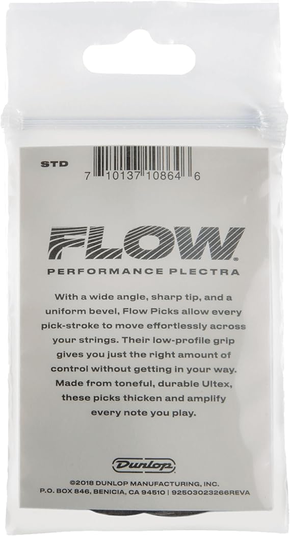 Jim Dunlop Flow Standard Pick 1.5MM - 6 Pack
