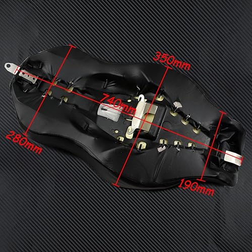 Miniatura 6 de Motocicletas Two Up Rider asiento de pasajero delantero y trasero Cafe Racer asientos para Harley Sportster XL 883 1200 2004-2023
