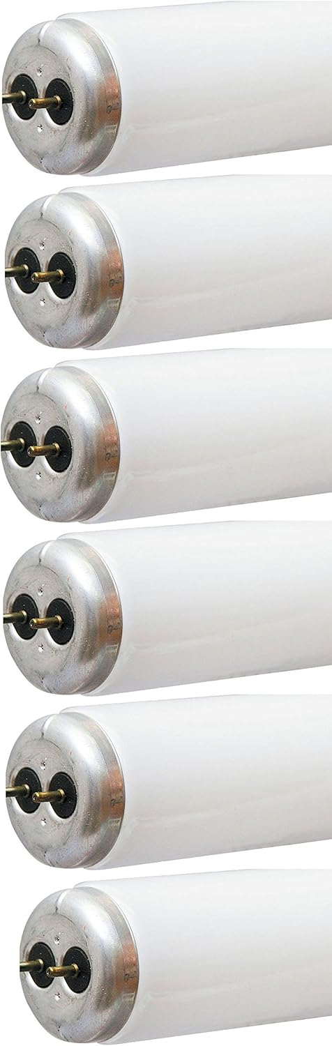 GE Closet & Laundry Light Bulbs, T12 Tube Lights, 40 Watt, Medium Bi-Pin Base (30 Pack)