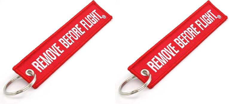 REMOVE BEFORE FLIGHTタグ kawasaki Amazon.com: Remove Before Flight DARK RED Key Chain Aviation