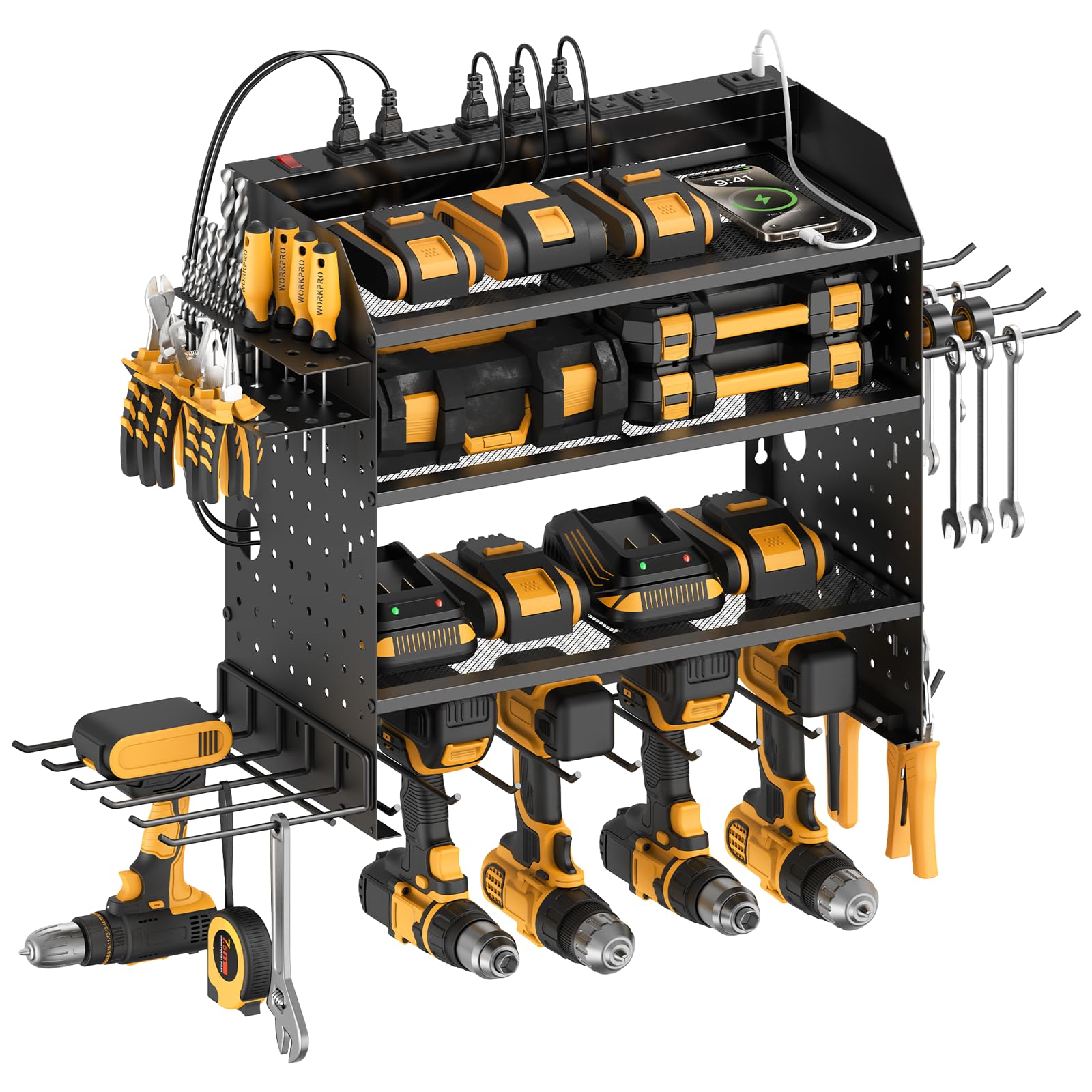 Amazon.com: CCCEI Modular Power Tools Organizer with USB Charging