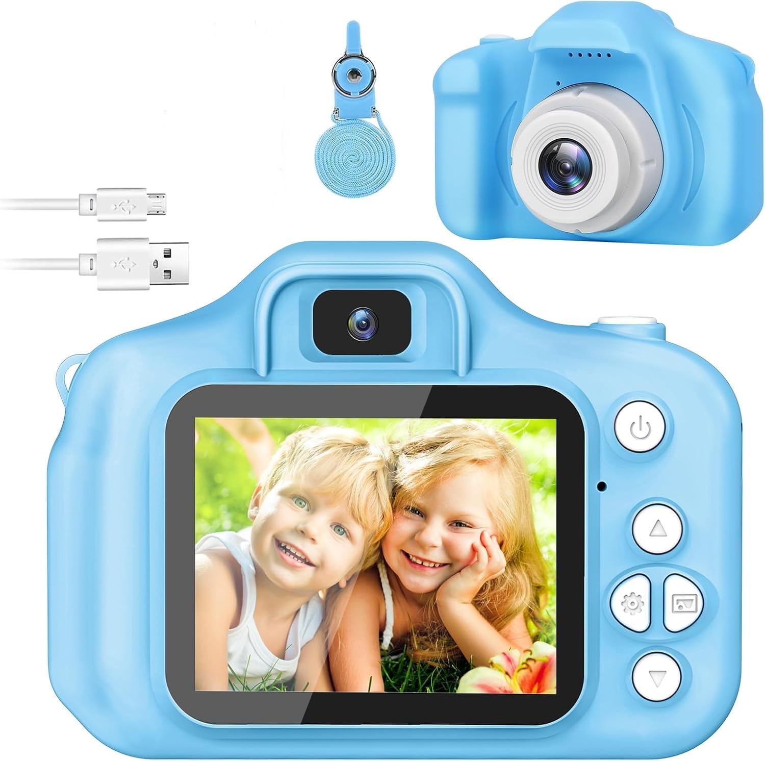 Happy Choices - Kids Digital Camera, Toddler Camera, Kid Camera with 2 Inch Screen for Kids, Toys for above3 to 12 Years Old (Blue)-image-20