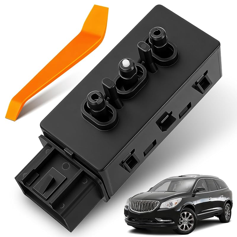 Interruptor do banco elétrico dianteiro do motorista Dacall para Buick, Chevrolet, GMC e outros – Kit com 1 interruptor e ferramenta