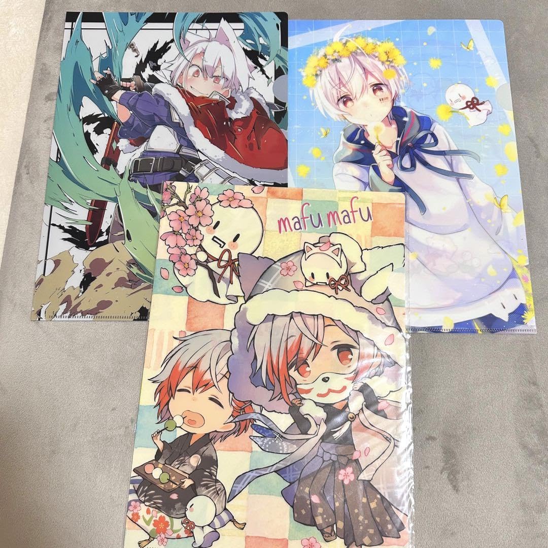 Amazon.co.jp: まふまふ クリアファイル 3点セット : おもちゃ