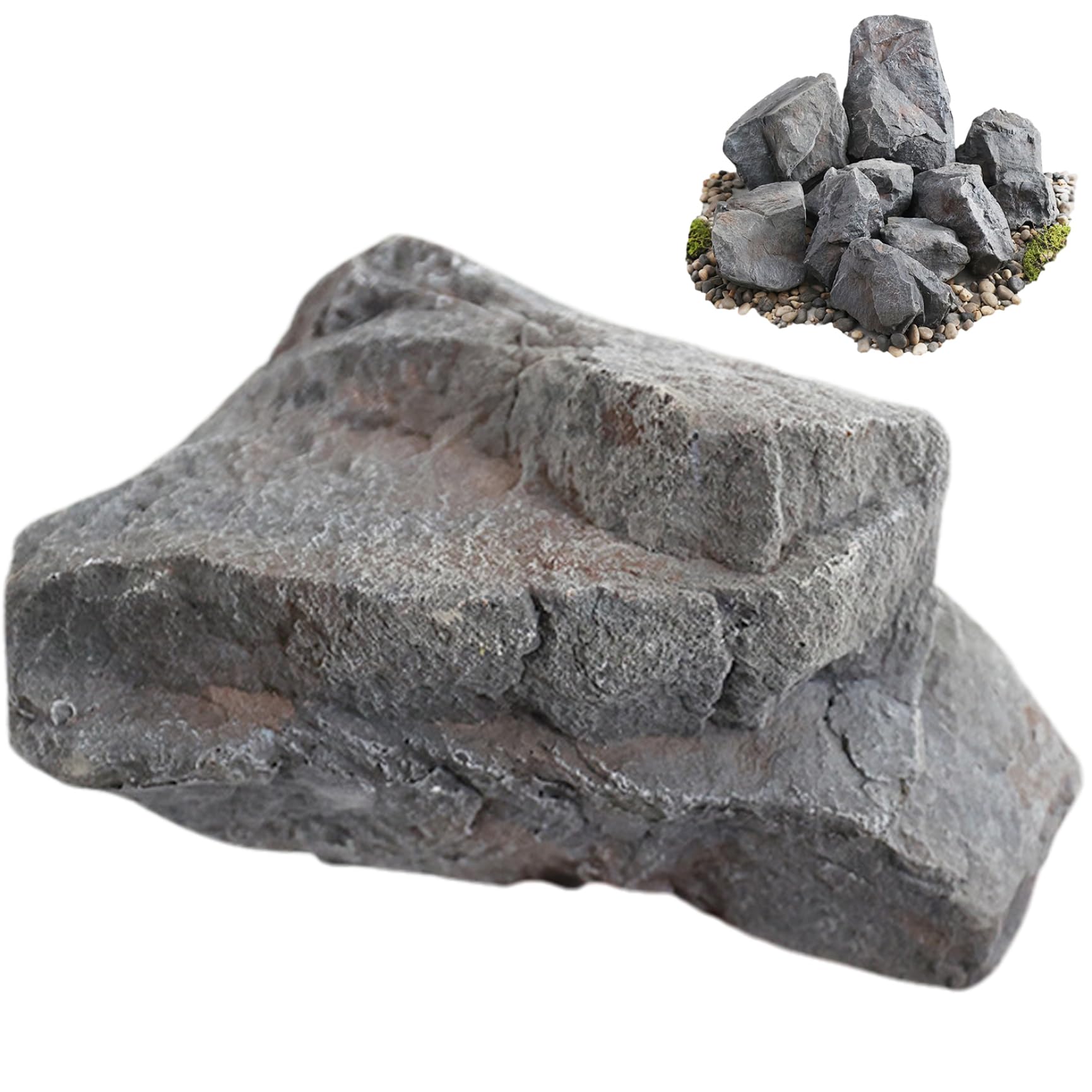 Rochers légers PU pas creux pour embellir un terrain sans fatigue