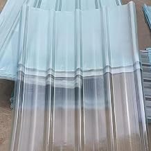 Corrugated Roofing Sheet 1/3/4/6/8/10 Pcs Roof Panel,Easier to Cut and Bend FRP Daylighting Plate,Impact Resistance Fiberglass Sunlight Panel dor Carport Canopy Sunroom 35x35in,10 Pcs