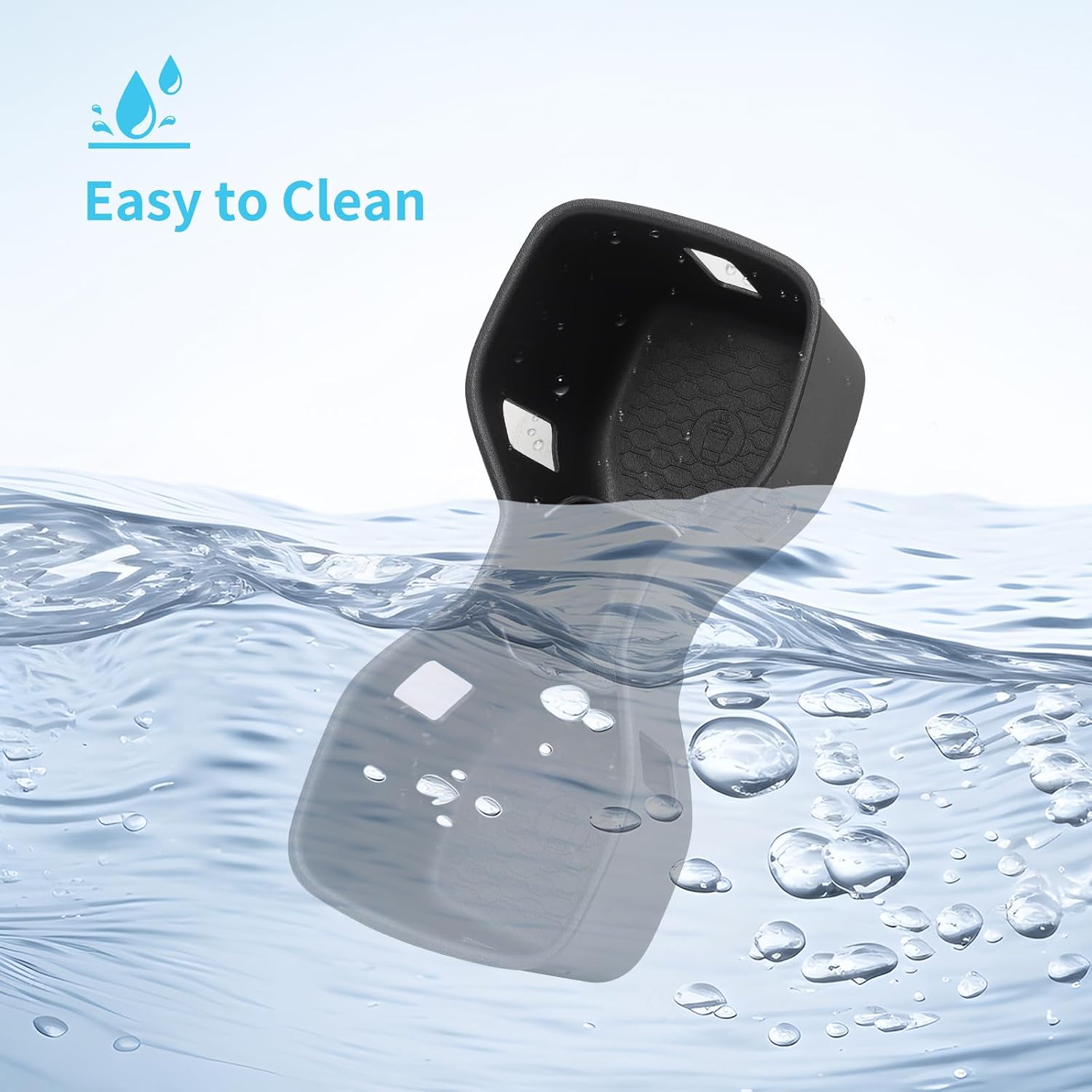 SMABEE Center Console Cup Holder Insert for Nissan Frontier 2022-2025 2026 Accessories TPE Drinks Holder Box Organizer Car Interior Black