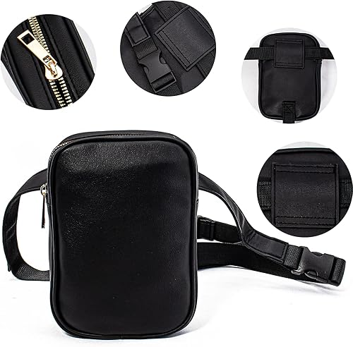 Miniatura 6 de Peicees Bolsa de pierna caída para mujer con correa para la pierna, bolsa de muslo de cuero para accesorios de disfraz de motocicleta, riñonera de