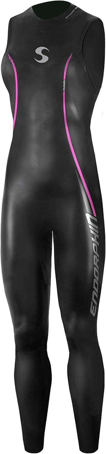 Synergy Triathlon Wetsuit - Women's Endorphin Sleeveless Long John Smoothskin Neoprene for Open Water Swimming