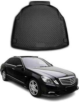 OMAC Cargo Mats Liner for Mercedes E Class W212 Sedan Avantgard 2010-2016 Black