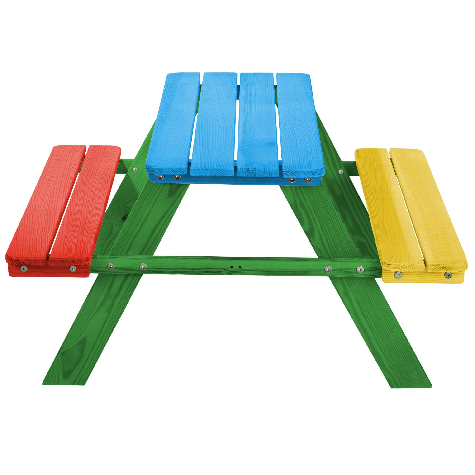 KADAX Tavolo da picnic per bambino con panche, mobili per bambino per pic-nic, tavolo in legno, set da picnic per giardino