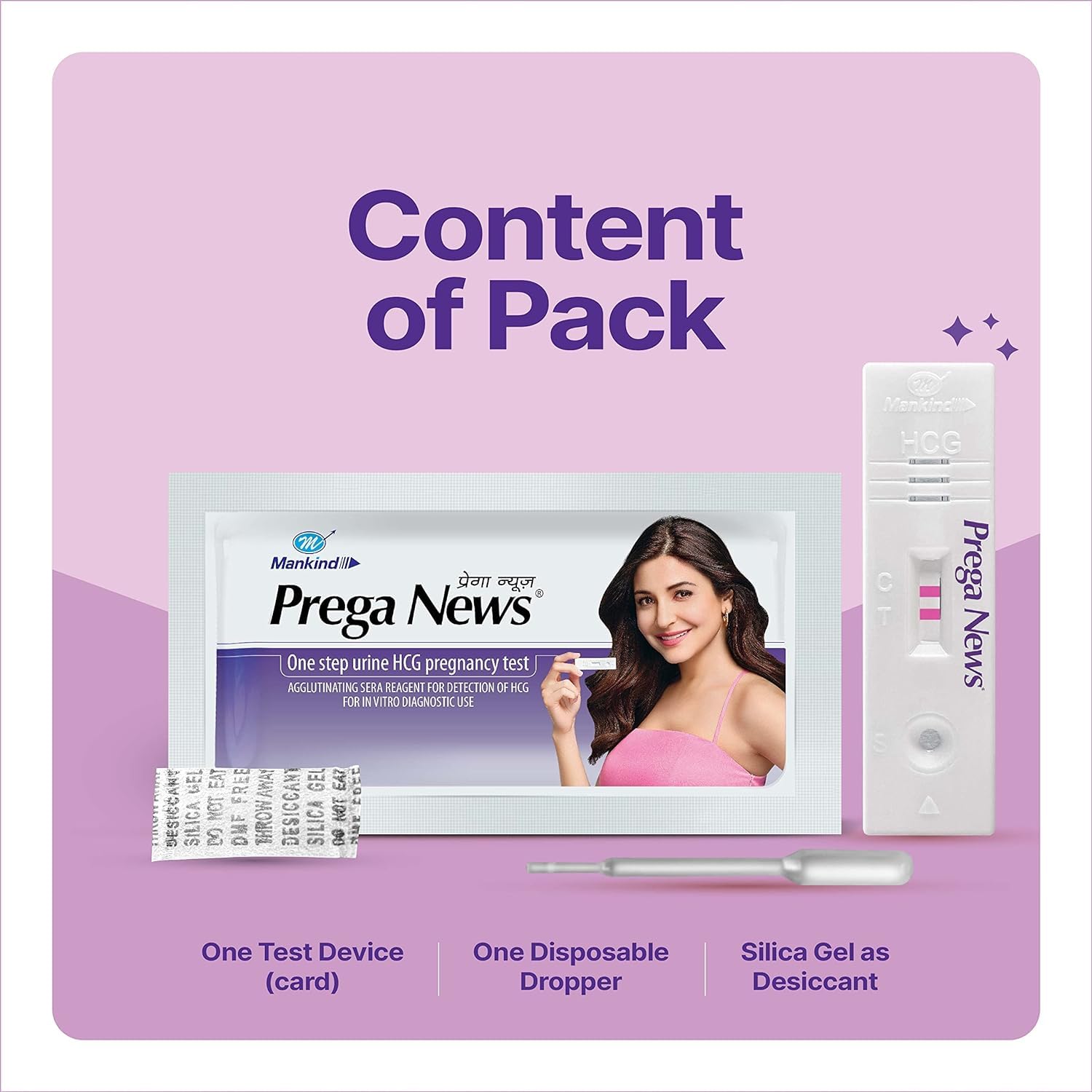 Prega News One Step Urine HCG Pregnancy Test Kit Device (Pack of 12) - Image 5 thumbnail