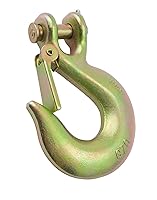 Vista 35 de Mytee Products (10 Pack) G70 1/2" Clevis Slip Hook with Latch - 11,300 LBS WLL Heavy Duty Grade 70 Safety Chain Hook for Trailer Truck Transport