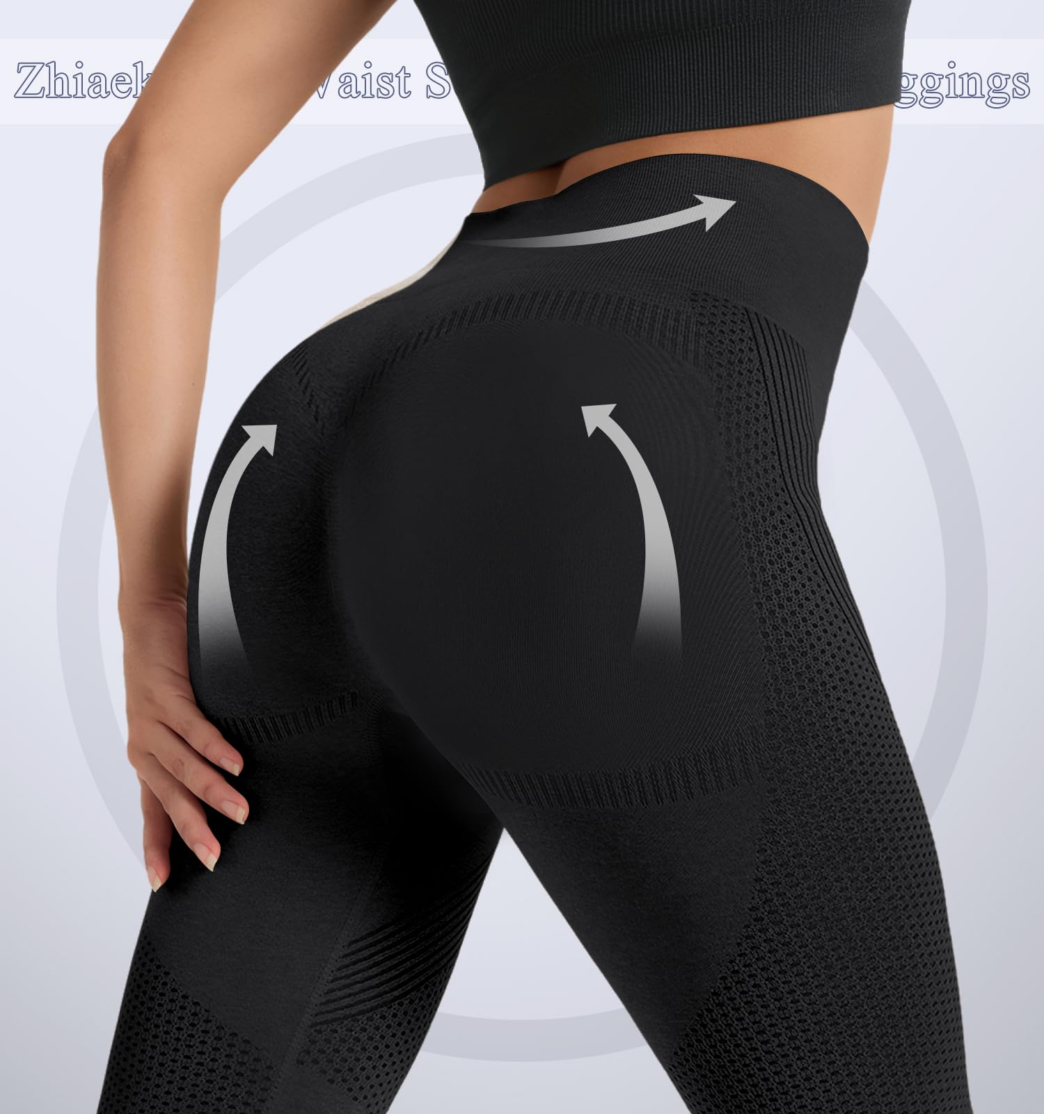 Damskie legginsy sportowe push-up wysoka talia antycellulitowe spodnie na siłownię kontrola brzucha antycellulitowe legginsy sportowe na siłownię joga bieganie fitness pilates