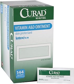 Medline Curad A and D Ointment, 5 g Foil Packets, White (Pack of 864)