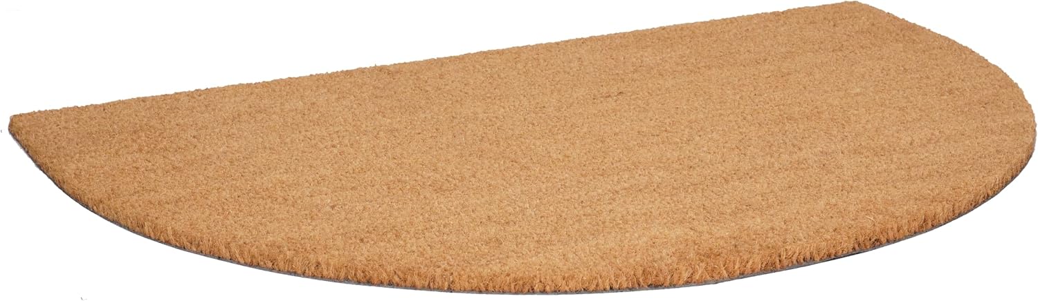 Calloway Mills 153552436HC Half Circle Natural Coir Doormat