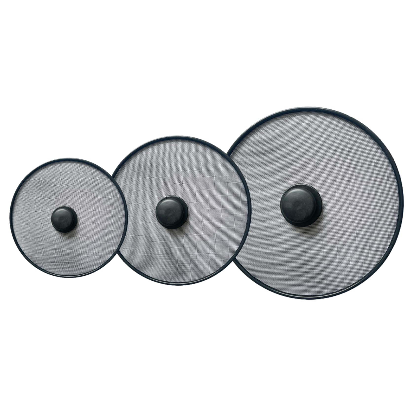 Tsawntd 3Pcs Frying Pan Splatter Guard Grease Splatter Screen Mesh Oil Proof Pot Lid Kitchen Accessories for Cooking splash guard for frying pan screen for