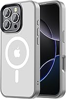 Vista 20 de Funda Magnética para iPhone Air Compatible con MagSafe Resistente a Caídas de 16 Pies Cubierta Trasera con Sensación de Piel Mate a Prueba de Golpes