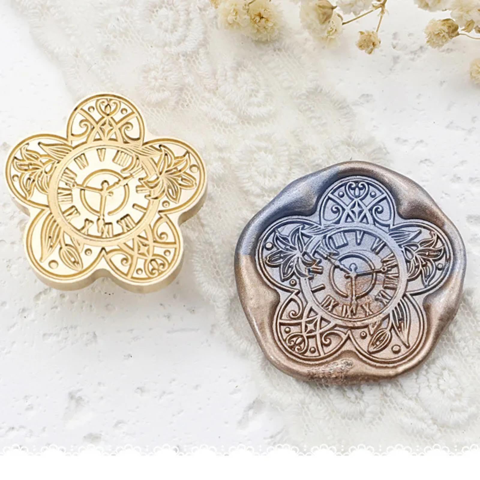Cachets de cire en forme de fleur pour embellir vos faire-part