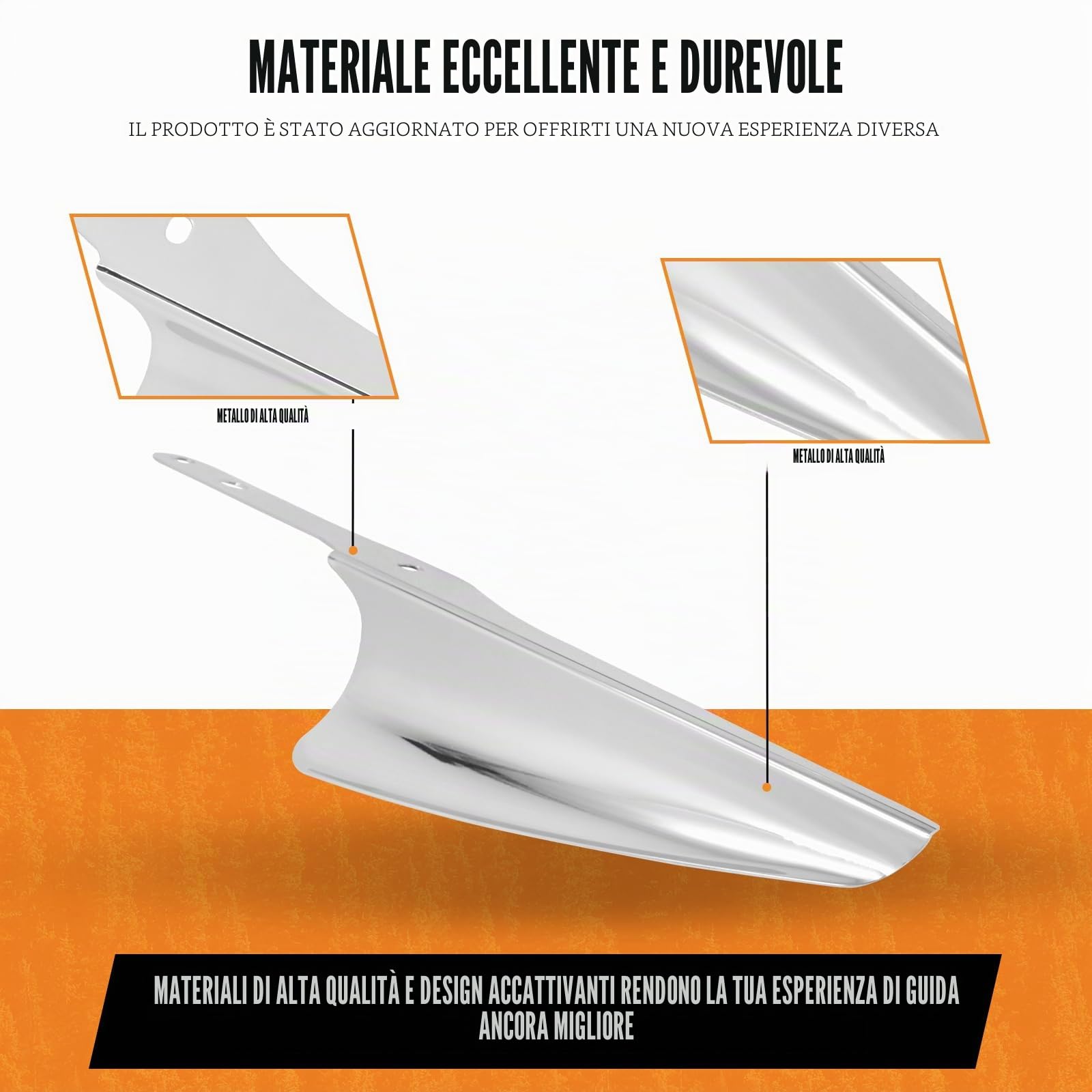 Deflettori d'aria per montaggio a forcella per moto, adatti per Harley Road King Street Glide Electra Glide FLHT FLHR FLHX 1995-2022, cromati