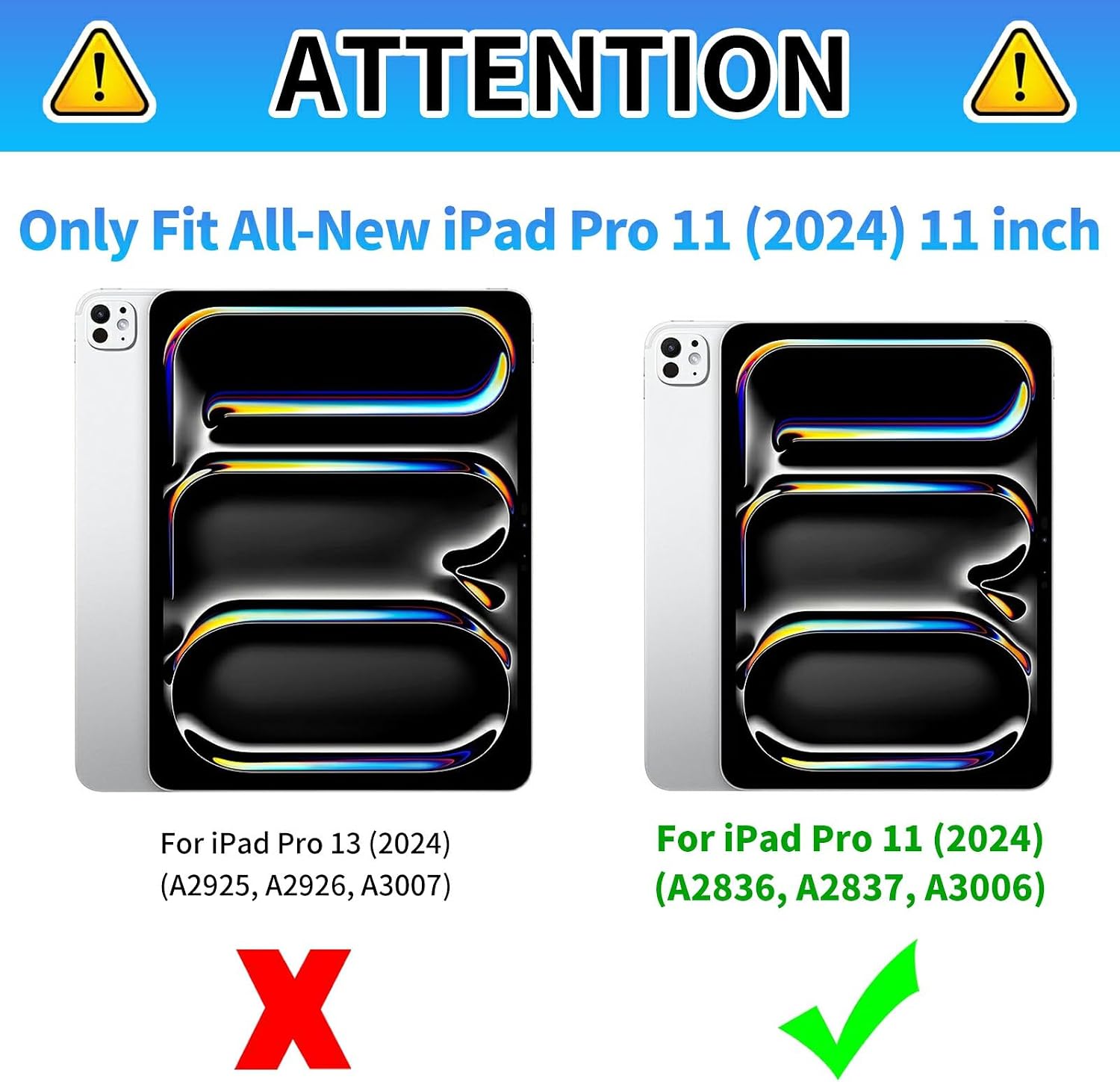 for iPad Pro 11 inch Case 2024 M4 Lightweight Protective PU Leather Smart Stand Cover with Auto Wake Sleep Case for iPad Pro 11 inch 5th Generation 2024 - Sea and Palm Trees at Sunset image 2