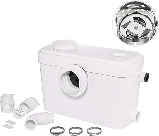 Macerator Pump HOMAC UPGRADE 600 Watt 3 in 1 Toilet Shower Sink Waste Water Sanitary Macerator Pump