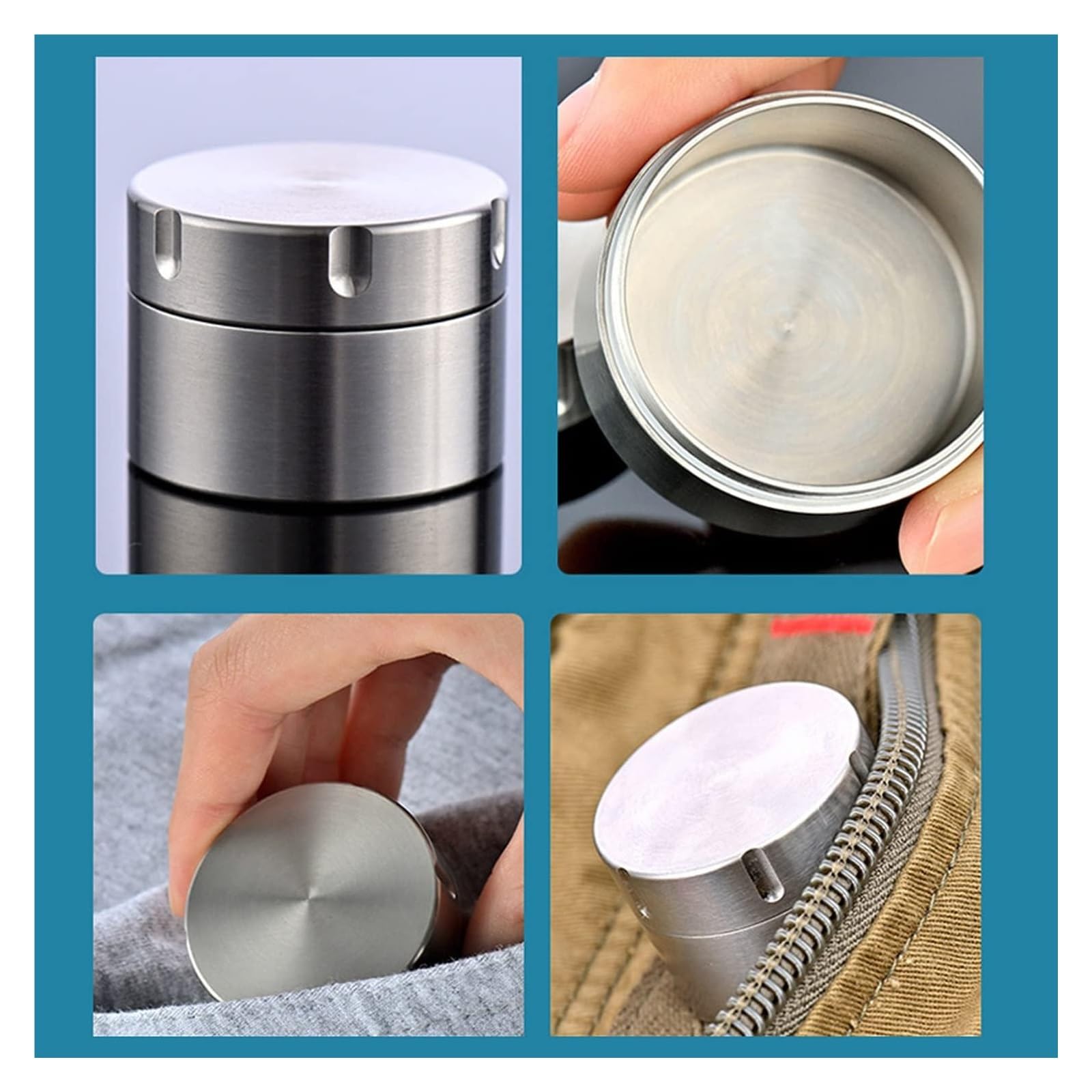 Pastillero impermeable de titanio, pastillero de metal de titanio, pastilleros portátiles, pastillero con llavero, pastillero de viaje portátil, pastillero de metal diario, pastillero impermeable gran