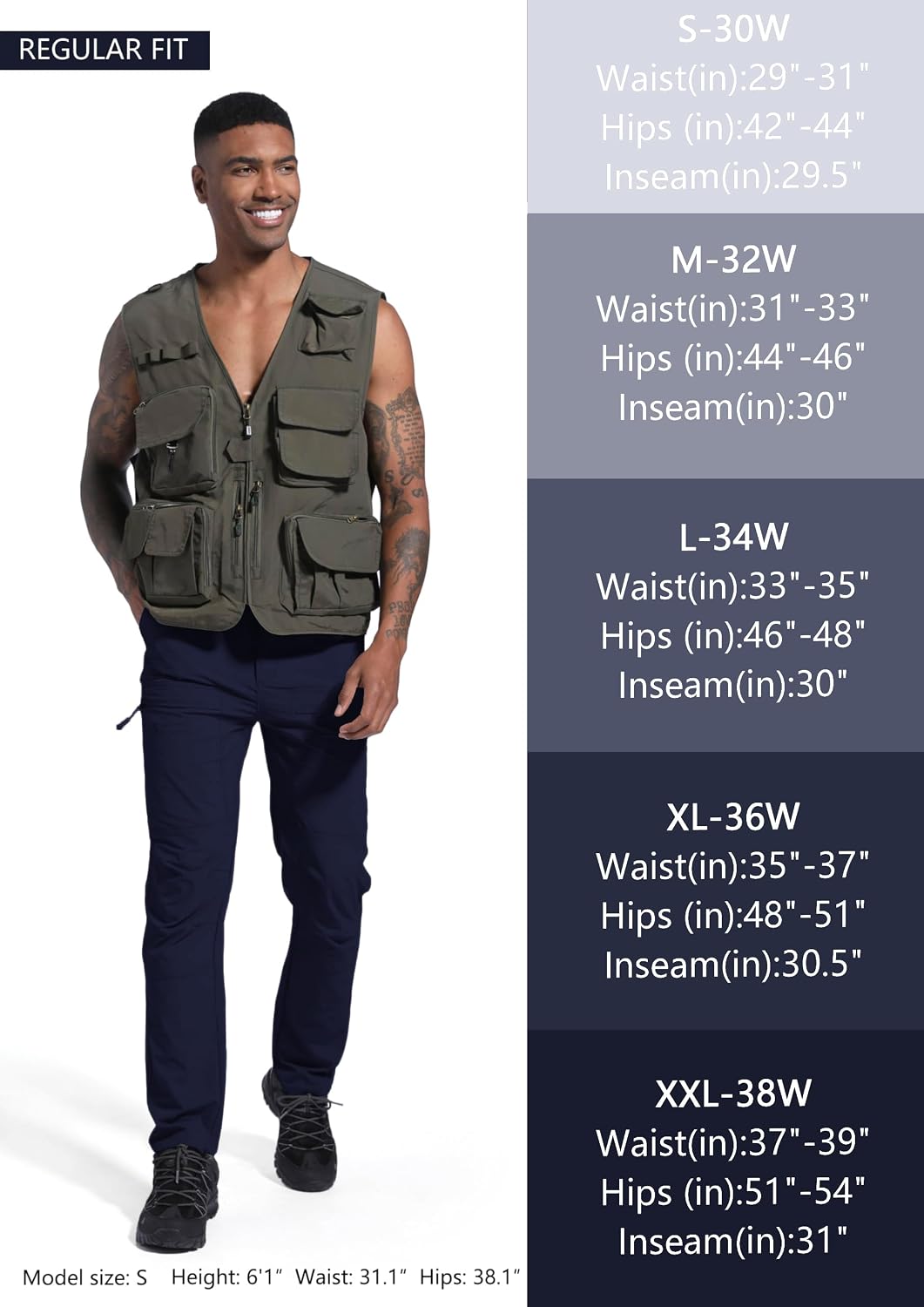 Mens Lightweight Waterproof Hiking Pants Quick-Dry Tactical Cargo Pants with Multi-Pockets for Outdoor Fishing Work