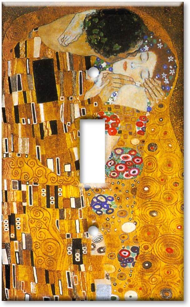 Art Plates - Klimt: The Kiss Switch Plate - Single Toggle