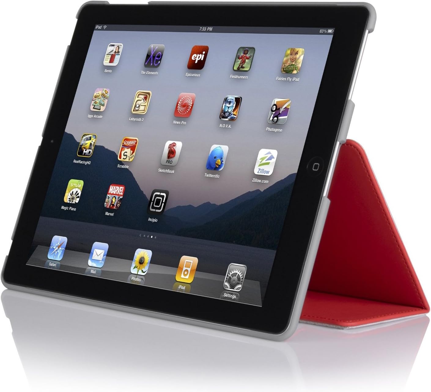 Incipio IPAD-278 Lexington for iPad 3 - Red