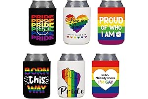 12PCS Pride Can Coolers: Vibrant Party Decor for Inclusive Celebrations