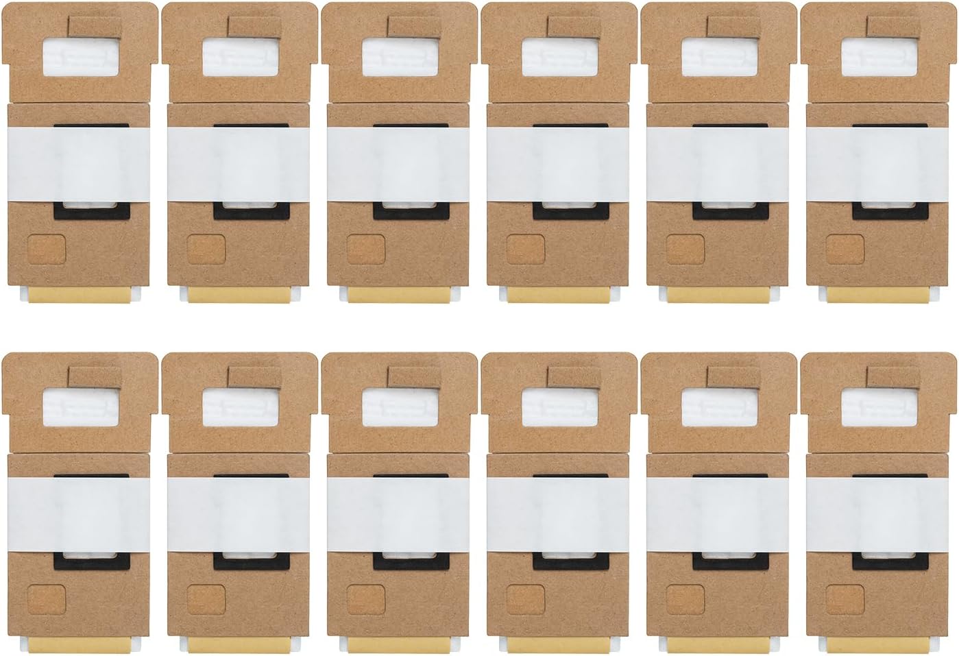 roborock Disposable Dustbag of Auto-Empty Dock for S7+&S7 MaxV Plus Robot Vacuum Cleaner, Hold Up to 2 Years of Dust(12-Pack)