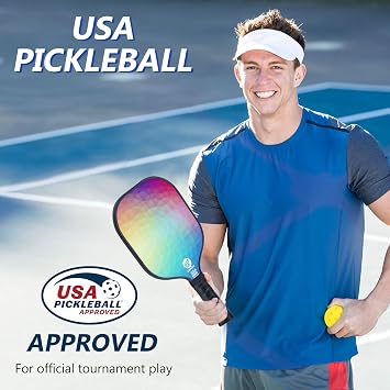 Pickleball Paddles Set of 2 USAPA Approved Pickleball Set