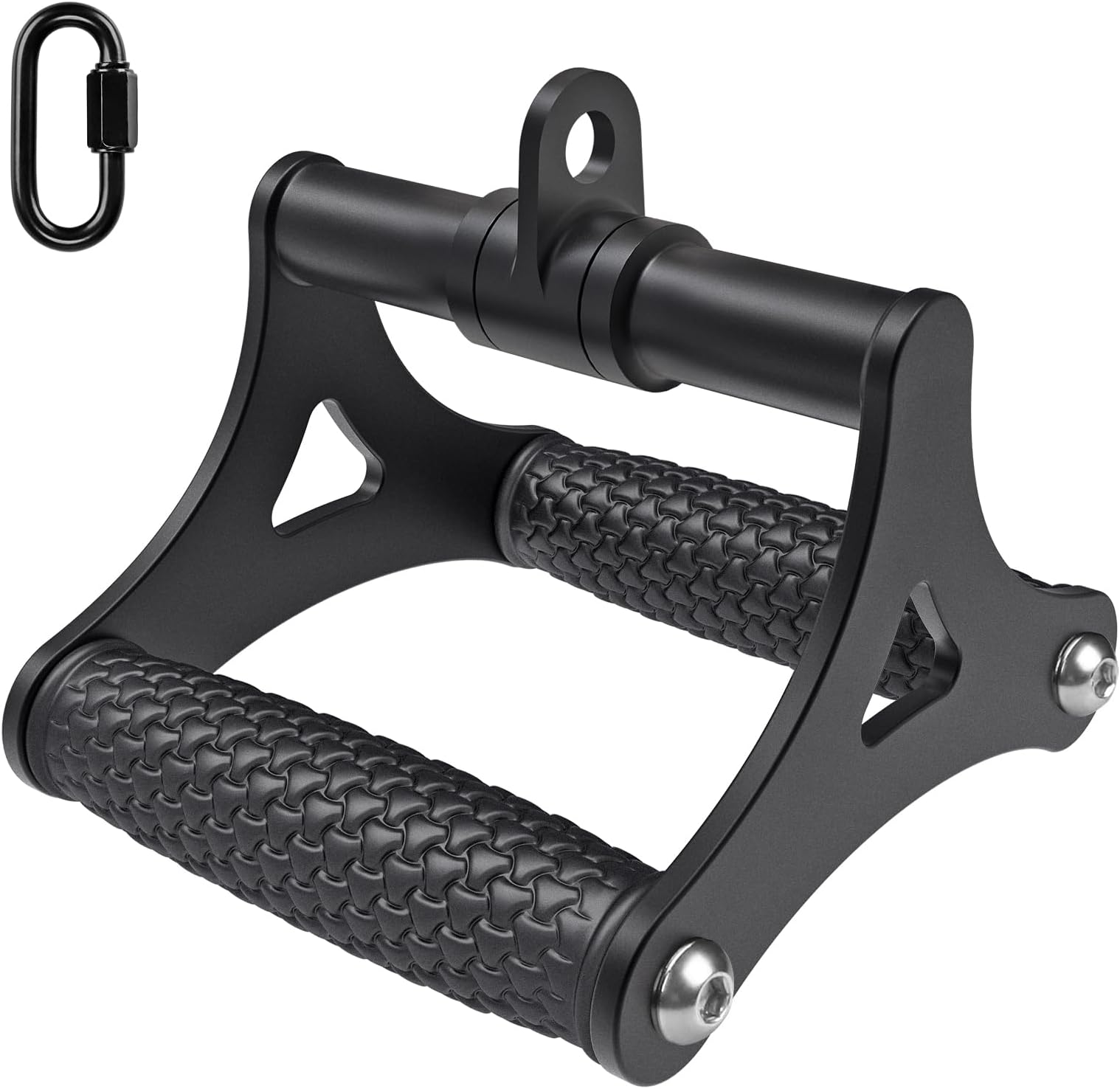 Kipika Heavy Duty Double D Handle, V Bar Cable Attachment, Row Attachment for Cable Machine, Non-Slip and Comfortable