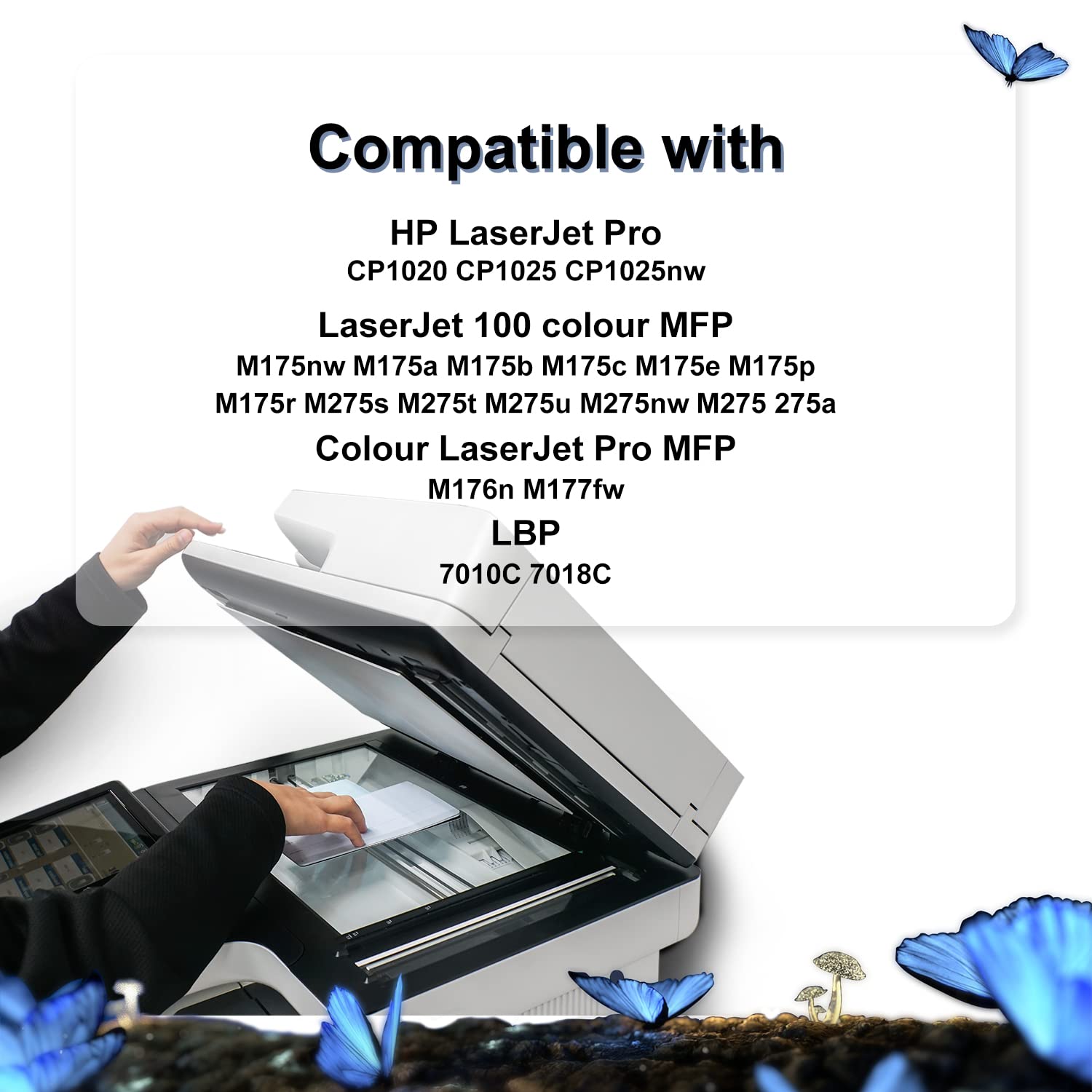 LOSMANN Tambour Compatible pour 126A CE314A Tambour pour Color LaserJet CP1025 CP1025nw Pro 100 MFP M175nw M175a Pro MFP M176 M177fw M176n TopShot LaserJet Pro M275 M275nw