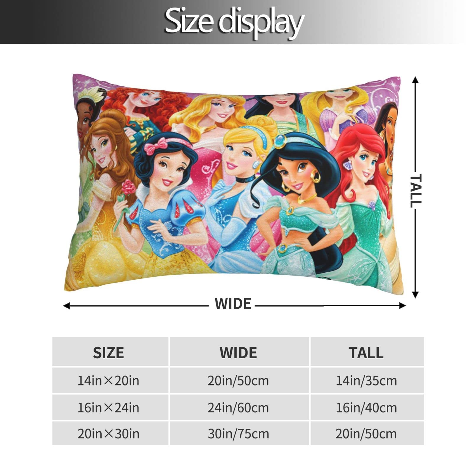 Amazon｜ディズニープリンセス 枕カバー まくらカバー 綿100